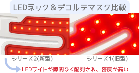 カレントボディLEDネック&デコルテマスク比較