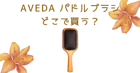 【店舗】AVEDA(アヴェダ)パドルブラシどこで買う？売り場や安く買う方法